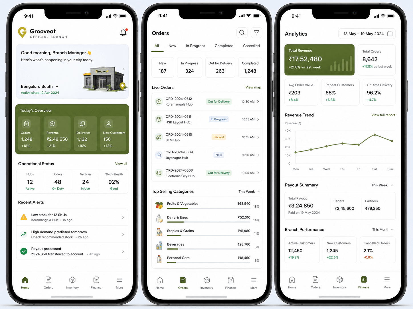 franchise App Mockup
